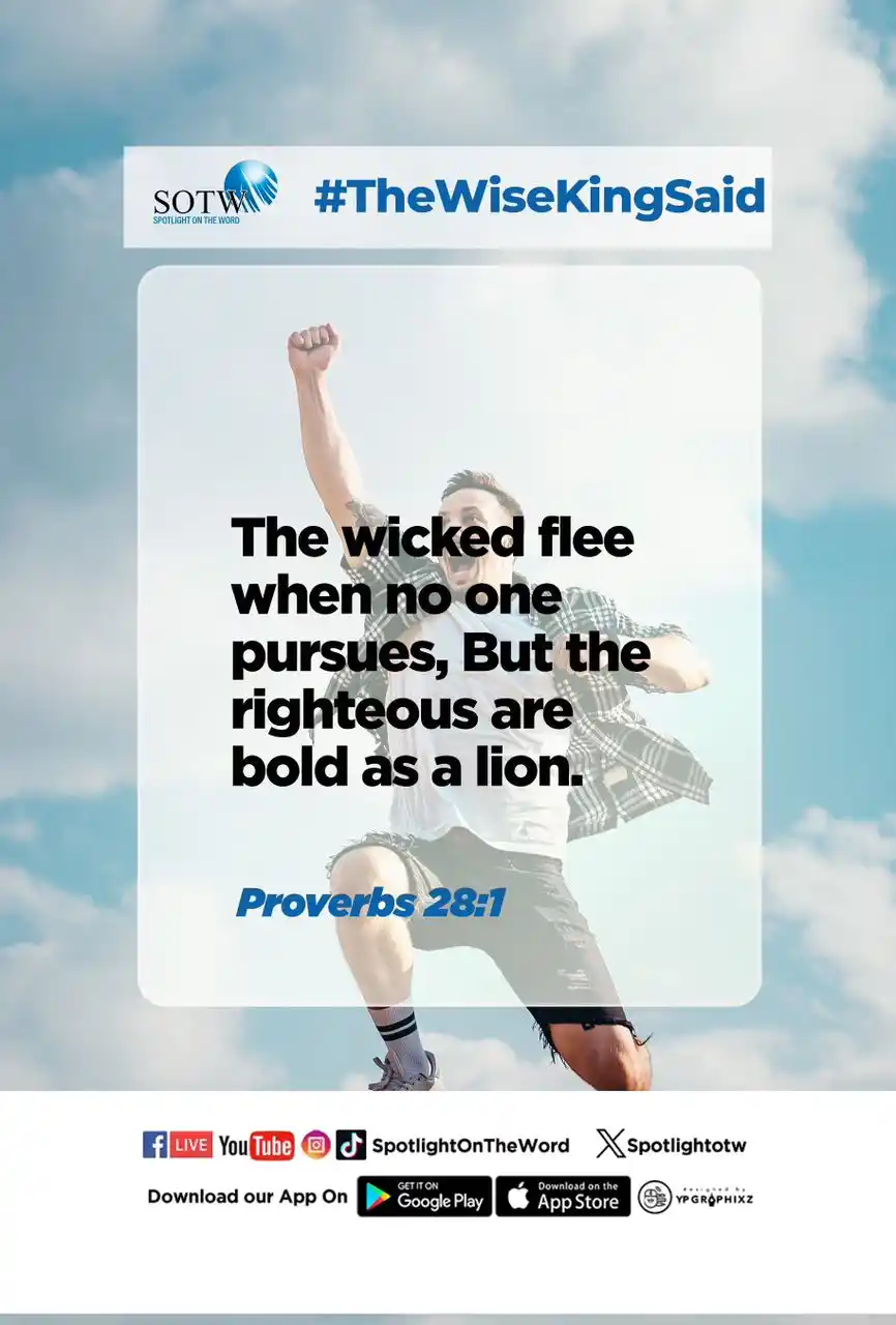 Image from Spotlight On The Word 📚📖🌎: ‼️‼️ BE BOLD‼️‼️ Good morning Fam ☺️🙏🏿 Let’s not forget that God h...