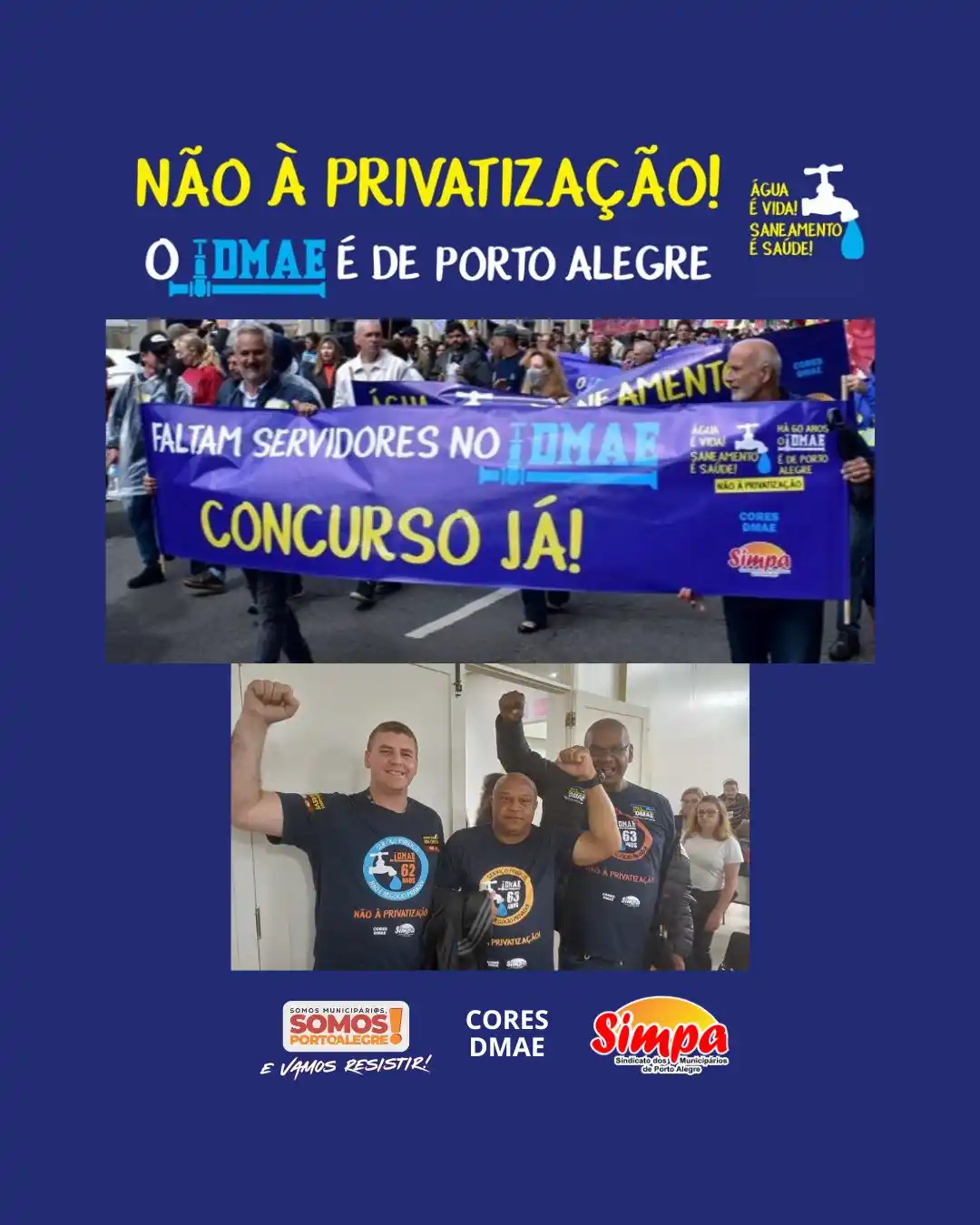 Image from 📣 Canal de Notícias SIMPA: 💦 *CMDP-AUTORIZA O DMAE A NOMEAR APROVADOS NOS CONCURSOS* Após meses ...