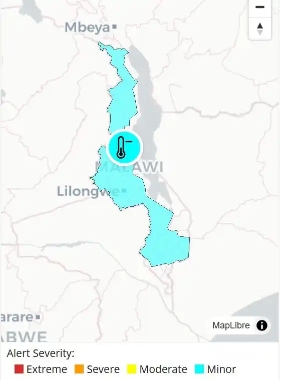 Image from Department of Climate Change and Meteorological Services: *Cold Wave Over Malawi 12 June 2025* *Event Description* A cool and ...