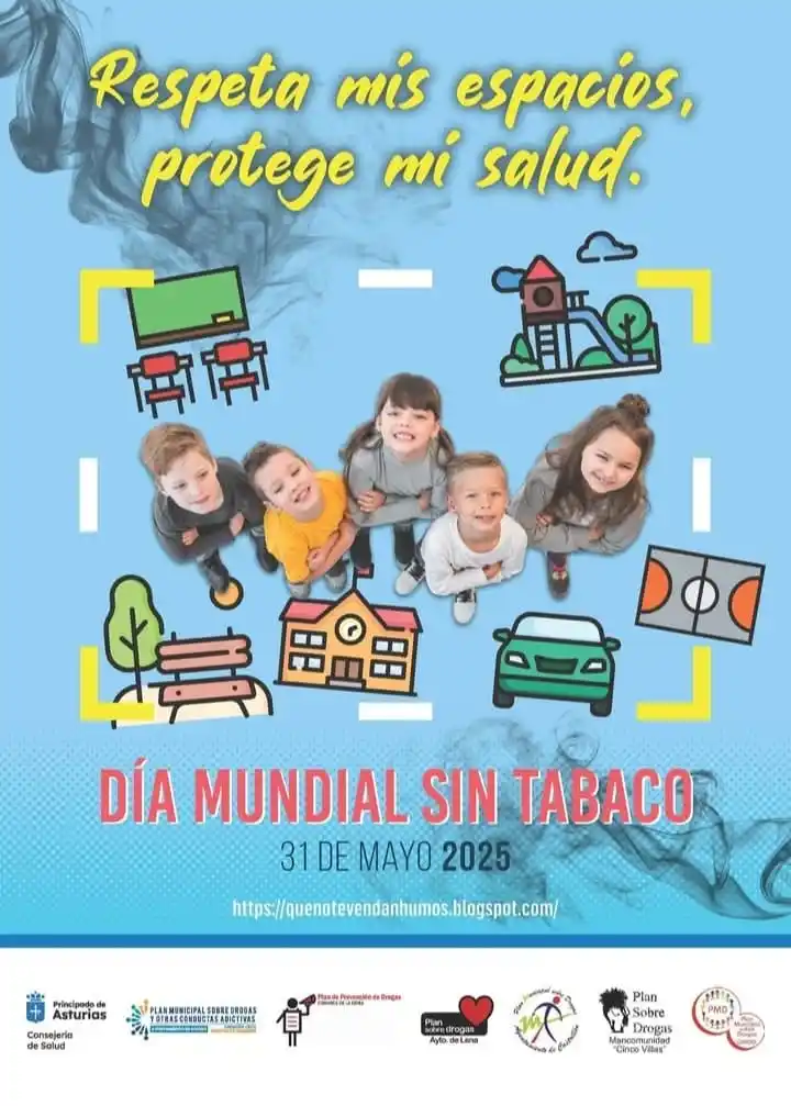 Image from Ayuntamiento de Castrillón: 🚭🚭🚭 Con motivo del próximo Día Mundial Sin Tabaco, durante los mese...