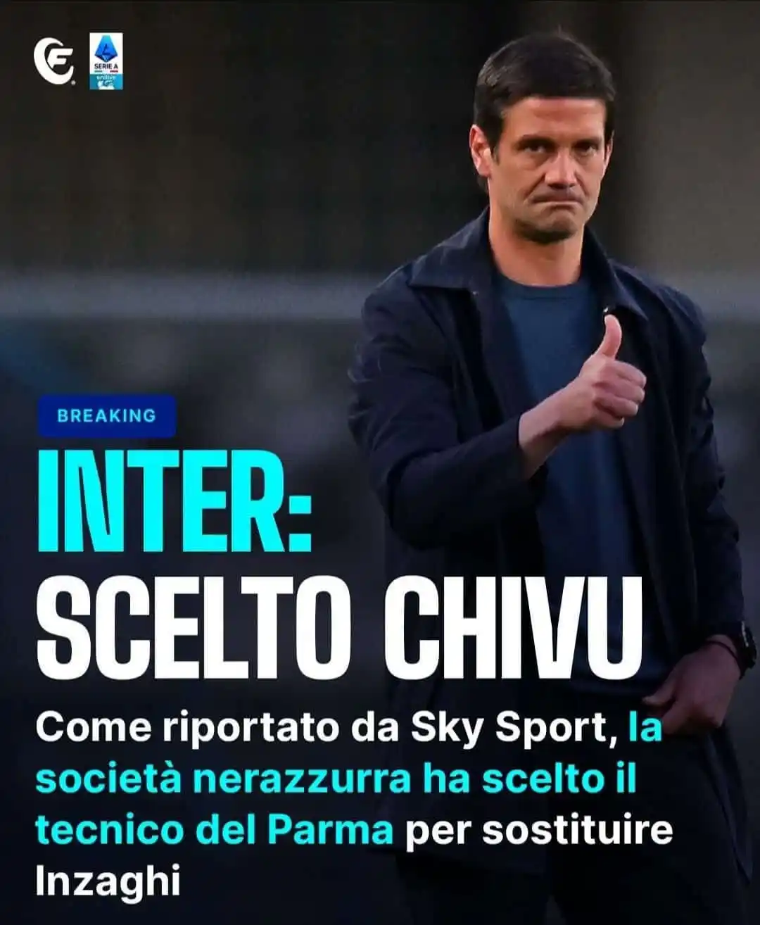Image from Cristiano Romani: Con tutto il rispetto per Chivu, non è il profilo giusto per una squad...
