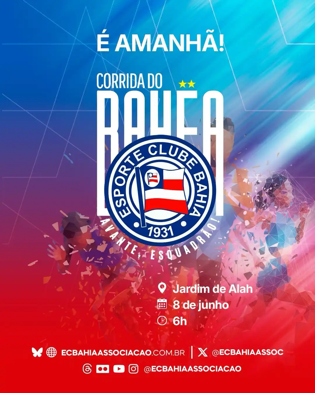 Image from Esporte Clube Bahia: 🤩 Contagem regressiva, Nação! Dentro de 24 horas, seremos incríveis 5...