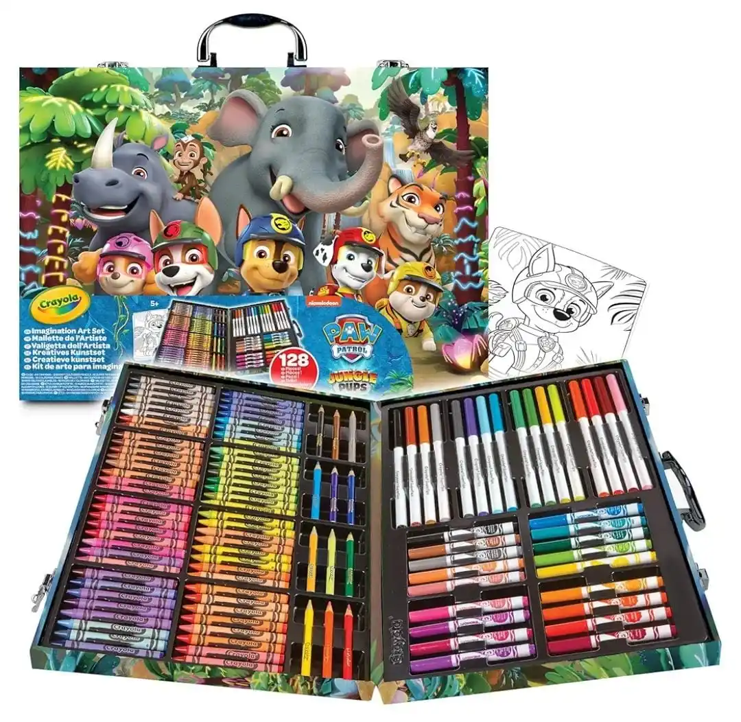 Image from Súper Ofertas Peques: ✨ Crayola. Maletín de pinturas de La Patrulla Canina. Con 128 piezas: ...