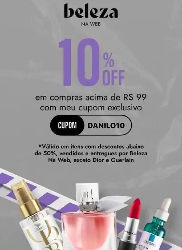 Image from Promos do Danilo: ✨ Cupom Beleza na Web ✨ Tem que entrar pelo meu link para funcionar ...