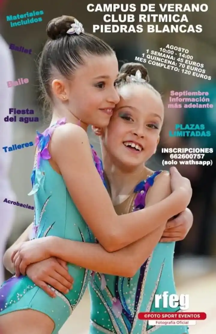 Image from Ayuntamiento de Castrillón: 🤸♀️🤸♂️🤸♀️ El Campus de Verano que cada año organiza en Club Rítm...