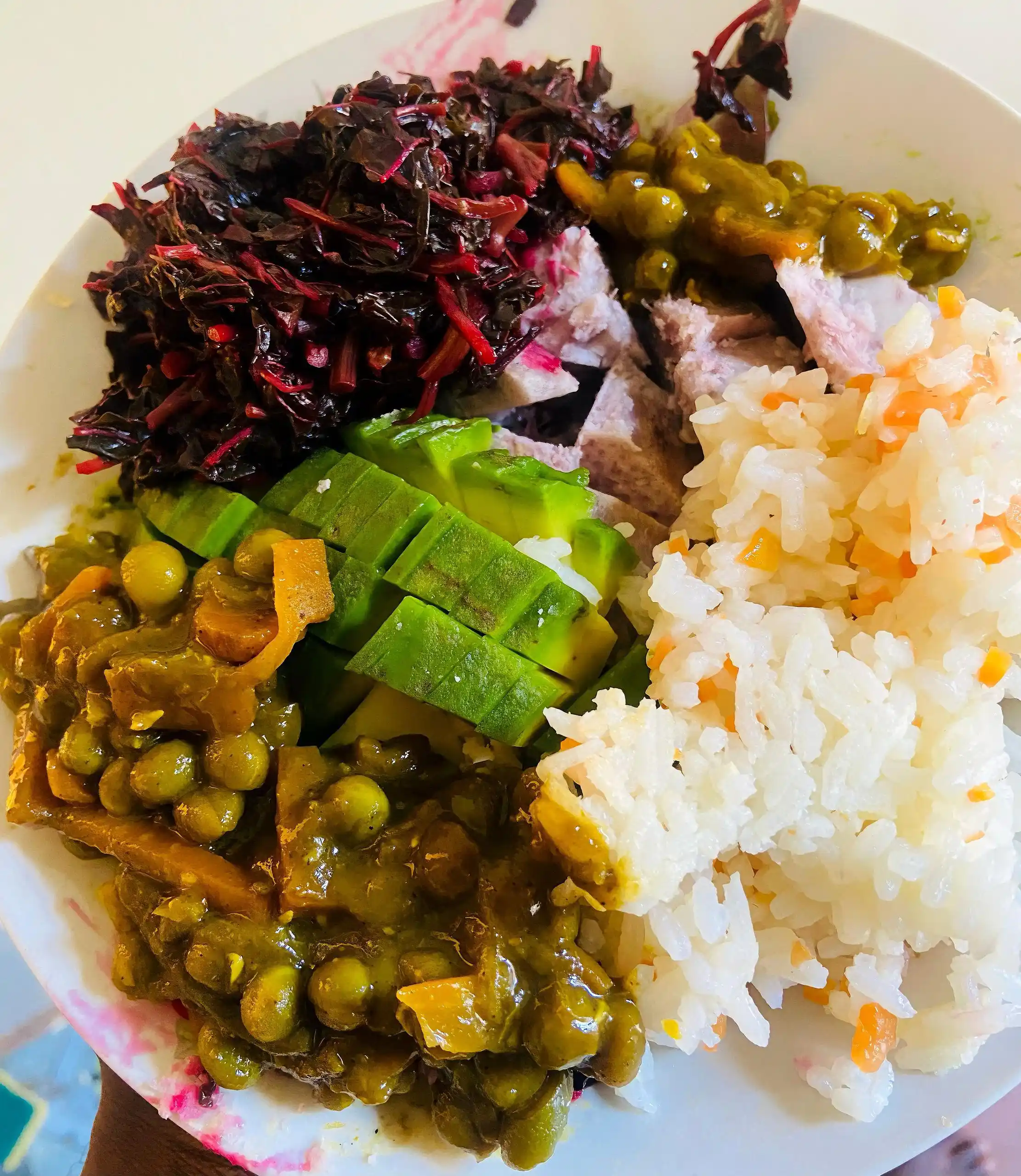 Image from NUTRITIONIST HENRY: Endeavor to fill your plate halfly with vegetables, Proteins, Carbs an...