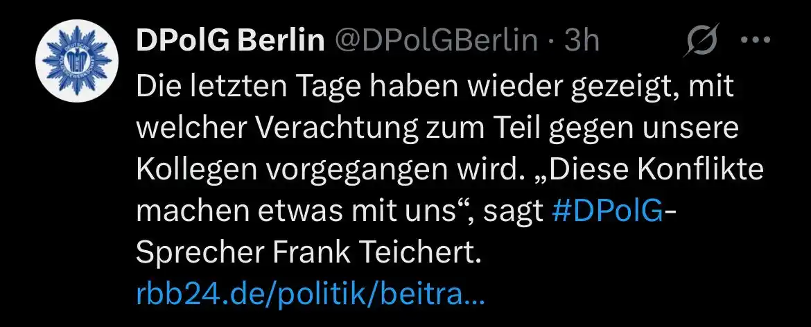 Image from DPolG Berlin: Es ist an der Zeit darüber zu reden, dass der Taser/DEIG einen anderen...