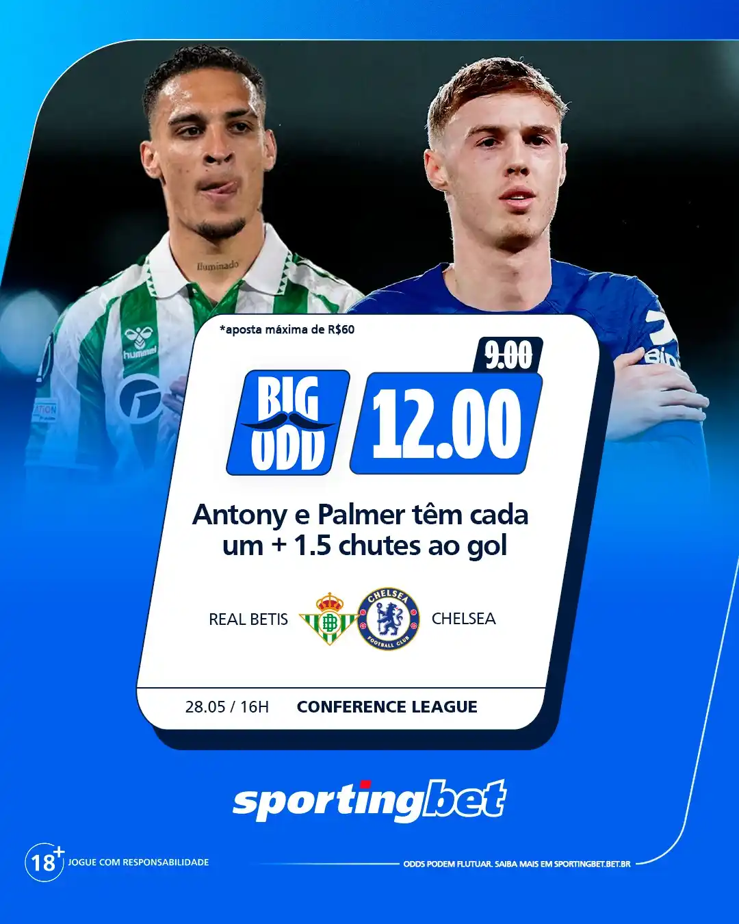 Image from Sportingbet Brasil: 🔥🏆 FINALÍSSIMA NA CONFERENCE LEAGUE! 🏆🔥  É noite de decisão na Eur...