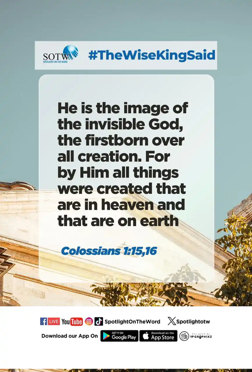 Image from Spotlight On The Word 📚📖🌎: Good morning Fam ☺️🙏🏿 Let’s not forget that God has got our backs ...