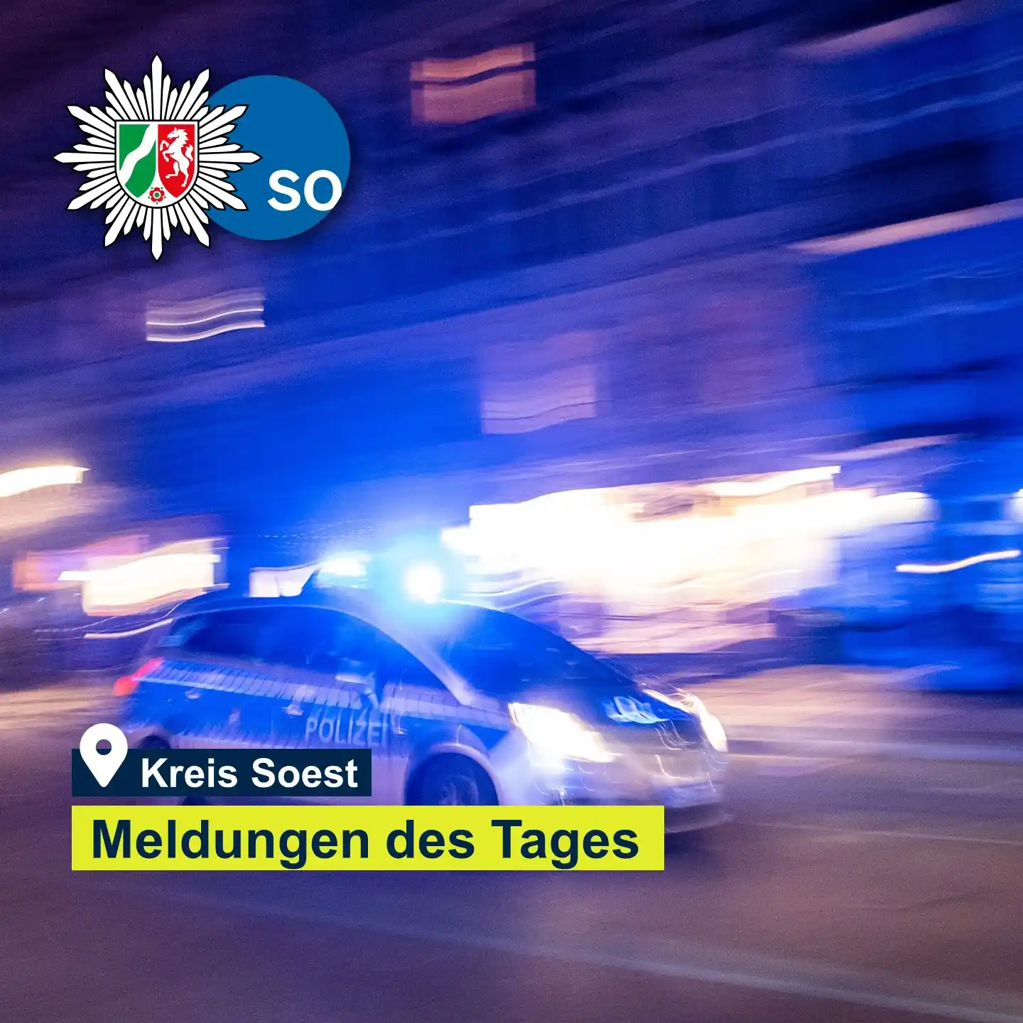 Image from Polizei NRW Kreis Soest: Guten Morgen in den Kreis Soest und in die Welt 🌏  Hier unsere Meldun...