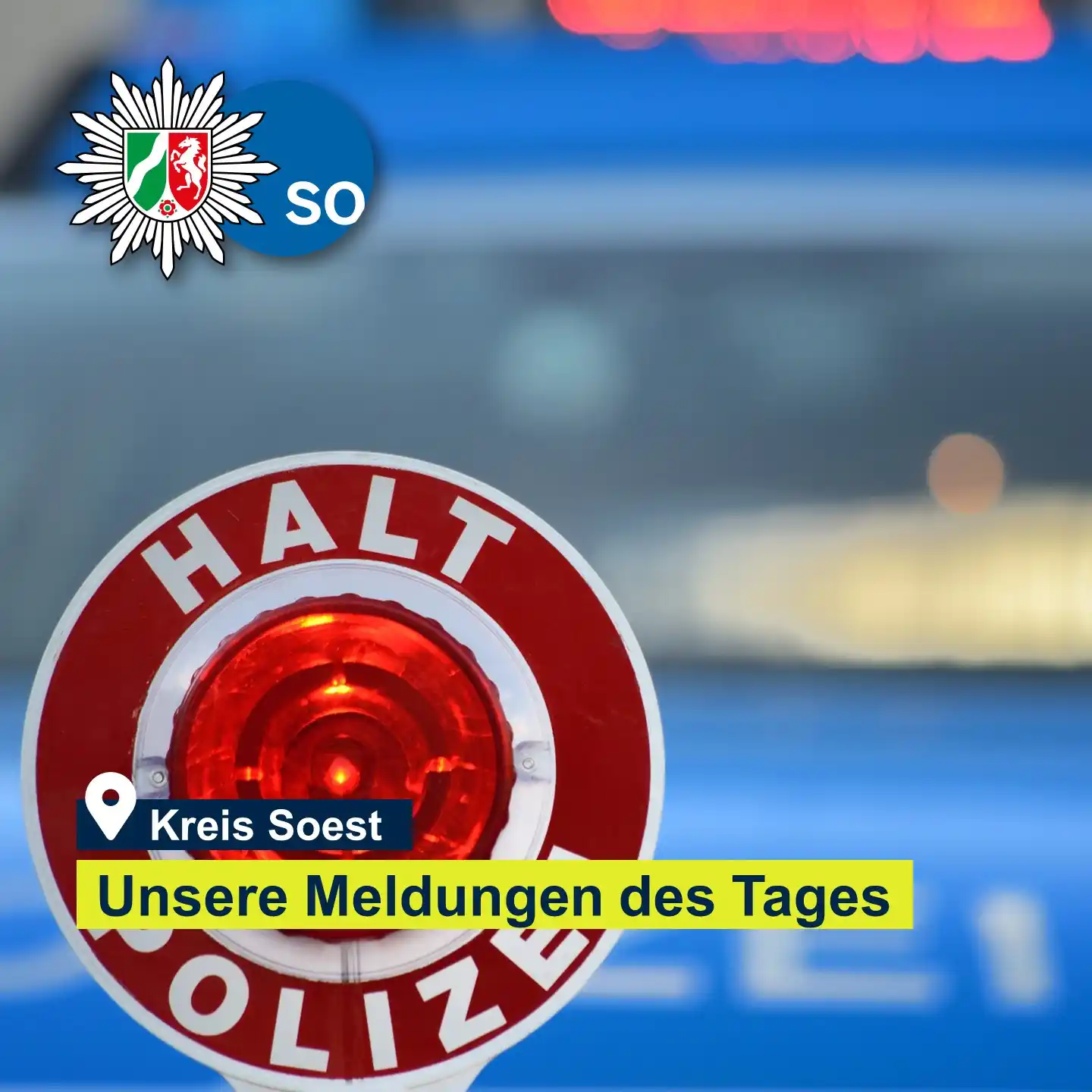 Image from Polizei NRW Kreis Soest: *Hallo Kreis Soest!* 👋 Wir möchten es nicht versäumen Sie mit einem...