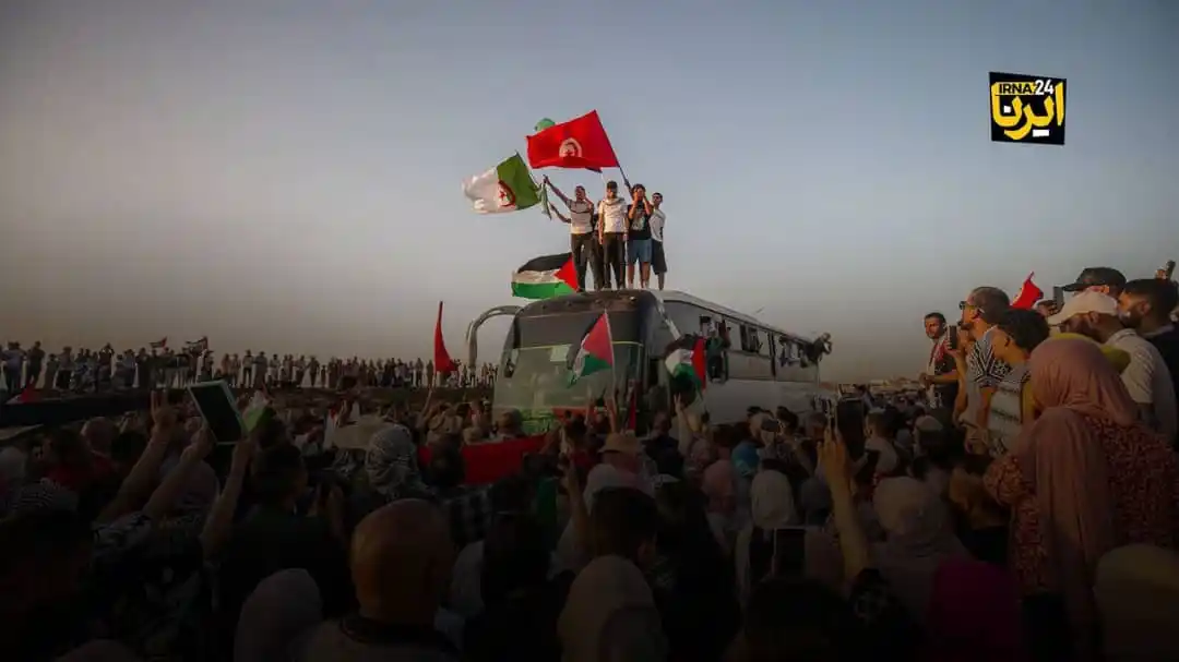Image from ایرنا: حرکت جهانی برای شکستن محاصره غزه و رسوایی اشغالگران 🔹مروان بن قطایه ...