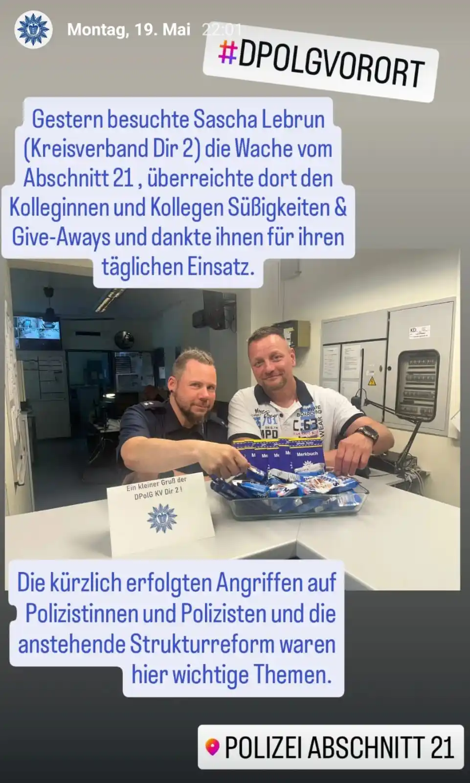 Image from DPolG Berlin: https://www.instagram.com/stories/dpolgberlin/3636167258597860394?utm_...