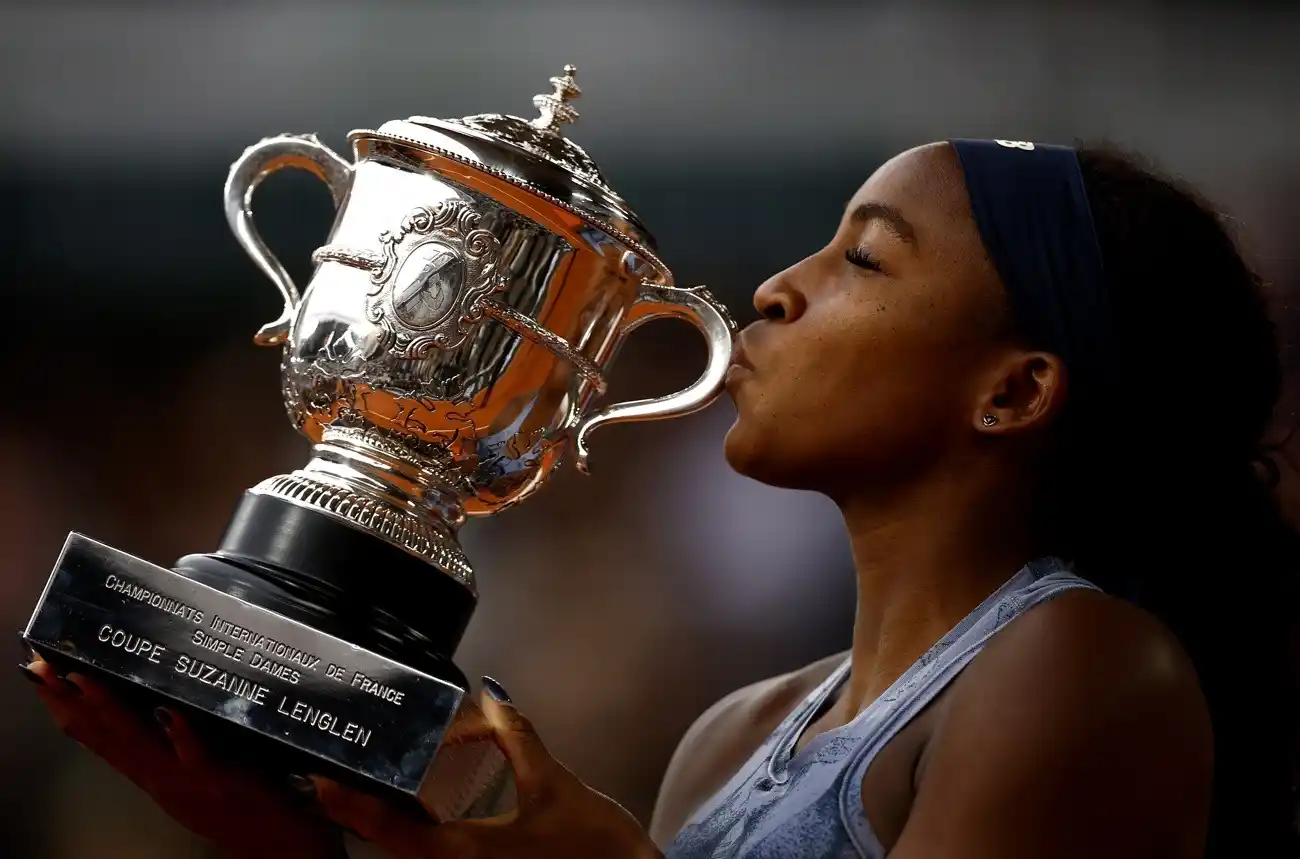 Image from Diario de México: ¡Impactante victoria! Coco Gauff, a sus apenas 21 años, ha conquistado...