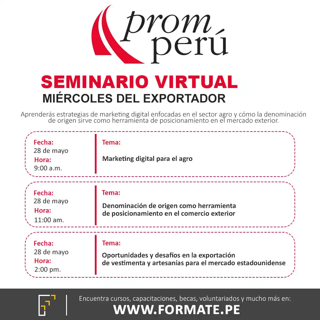 Image from Convocatorias Agronomía / Ing. Agronómica: Empleos - Prácticas - Capacitaciones: 📣 ¡Inscríbete en este <a class="text-blue-500 hover:underline cursor-...