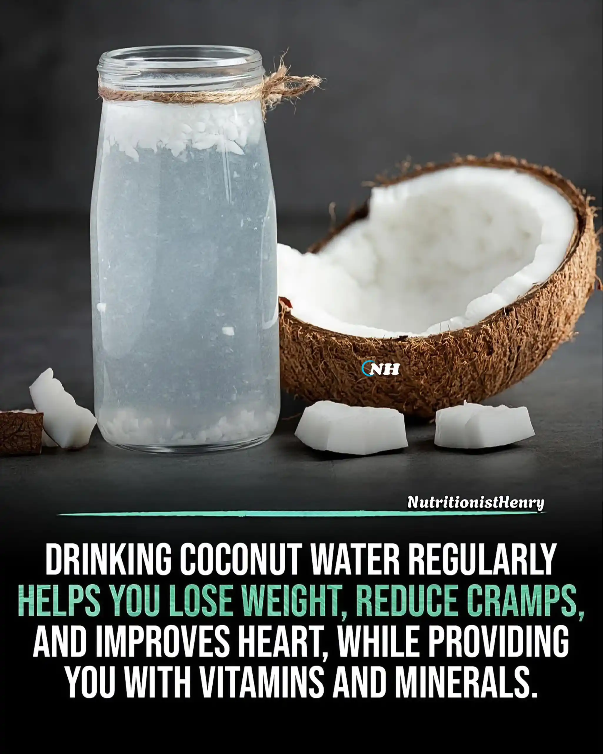 Image from NUTRITIONIST HENRY: Ladies Ladies Ladies, read this again📌 Coconut 🥥 is the fruit that ...
