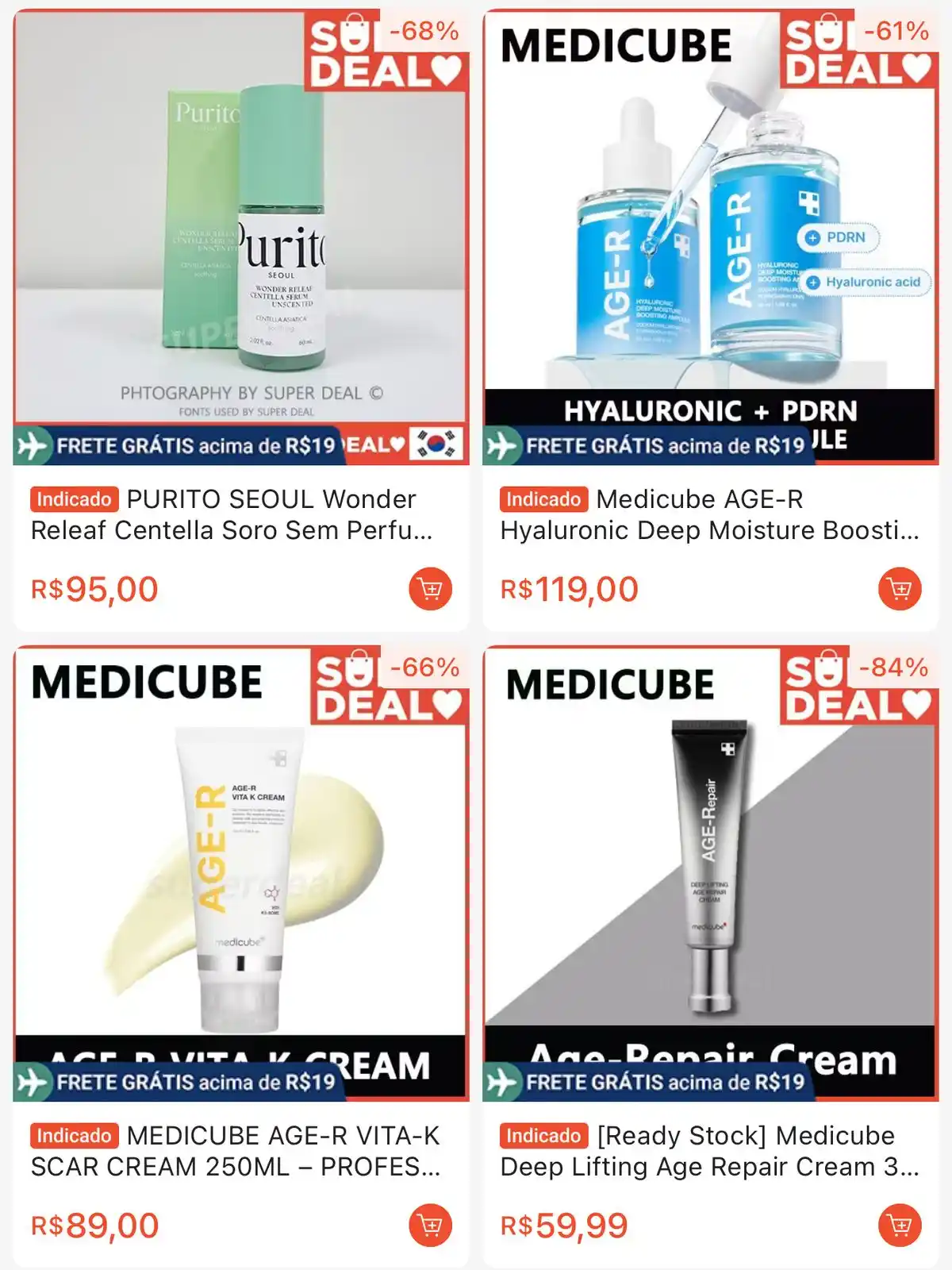 Image from Promos do Danilo: Lançamentos da coreana Medicube por preços ótimos nessa loja: https://...
