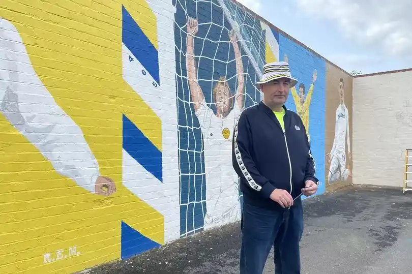 Image from Leeds United Live: 🟡🔵 *LUFC PASSION DRIVING NEW PROJECTS* Expanding Leeds United mural...