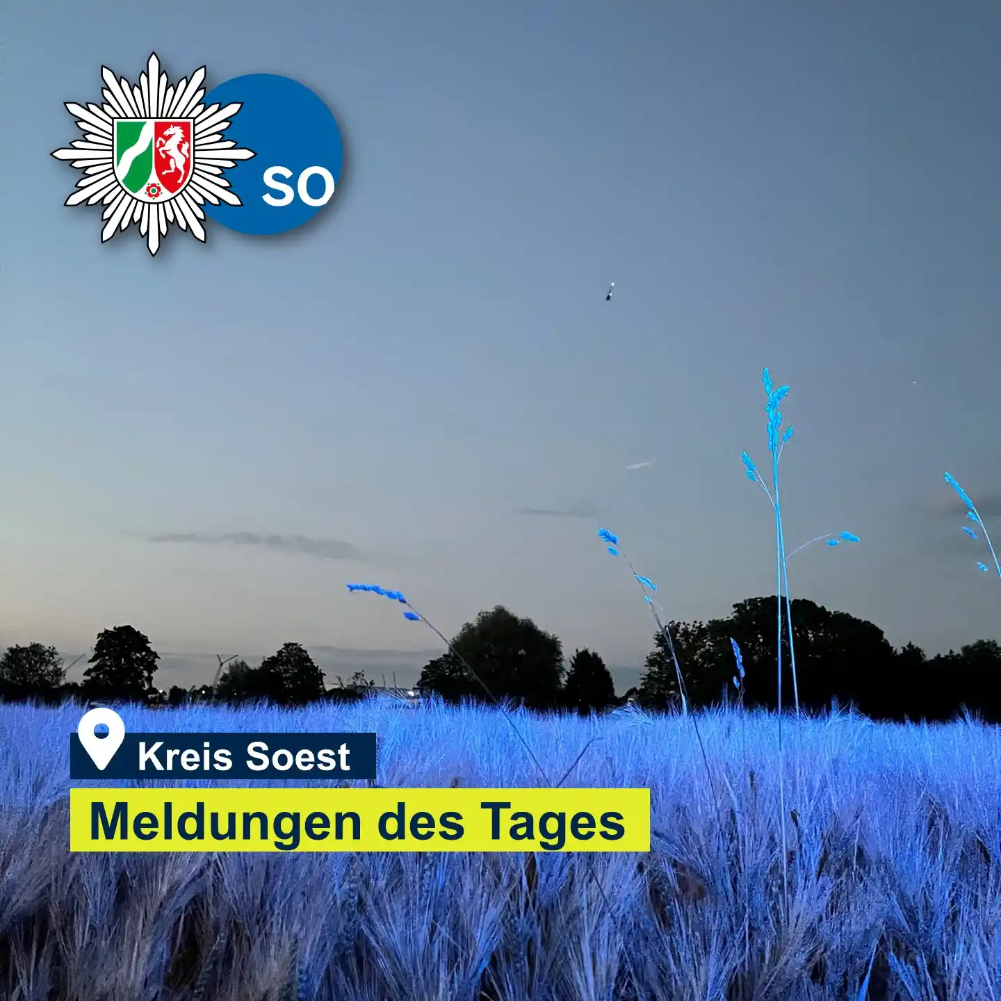 Image from Polizei NRW Kreis Soest: Mahlzeit Kreis Soest 🥖🍔🍟🍕🥓🍡🧁 (und natürlich auch schöne Grüße ü...
