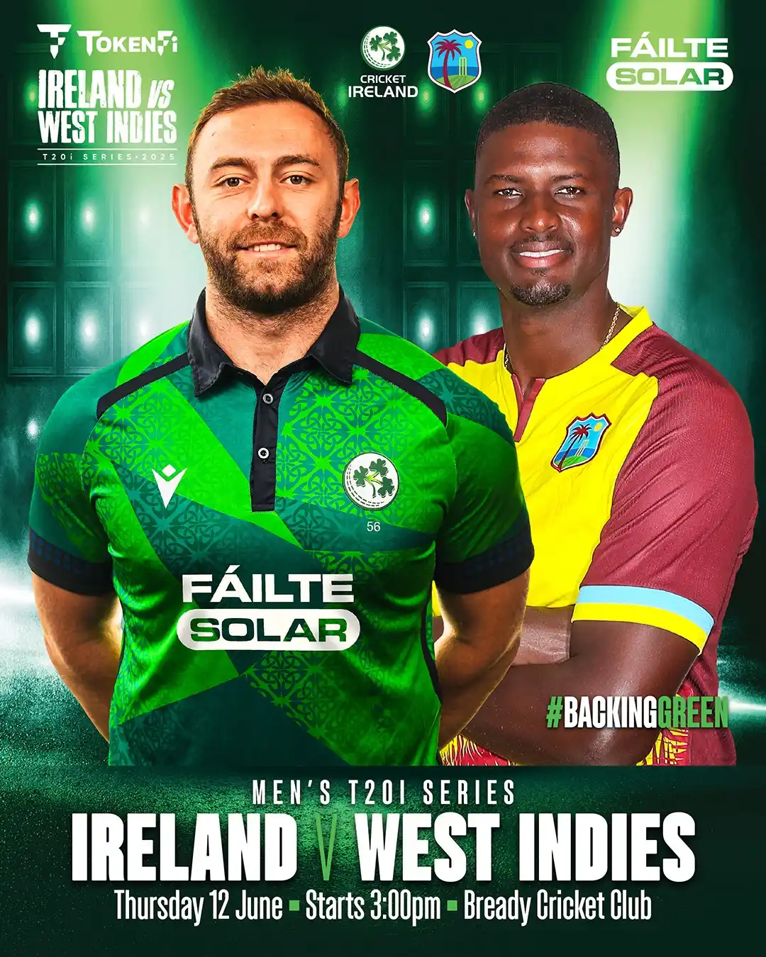 Image from Cricket Ireland ☘️🏏: █▓▒▒░░░MATCH DAY░░░▒▒▓█ We're back in action today - join us at Bread...