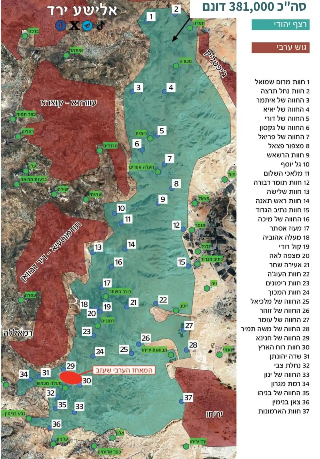 Image from אלישע ירד: *מכריעים את תוכנית פיאד!* *אין מי שצפה במפה הזאת ולא הרגיש תחושה של ג...