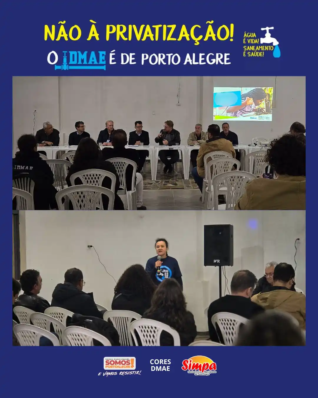 Image from 📣 Canal de Notícias SIMPA: 💦 *MORADORES DAS ILHAS PARTICIPAM DE AUDIÊNCIA PÚBLICA E MANIFESTAM C...