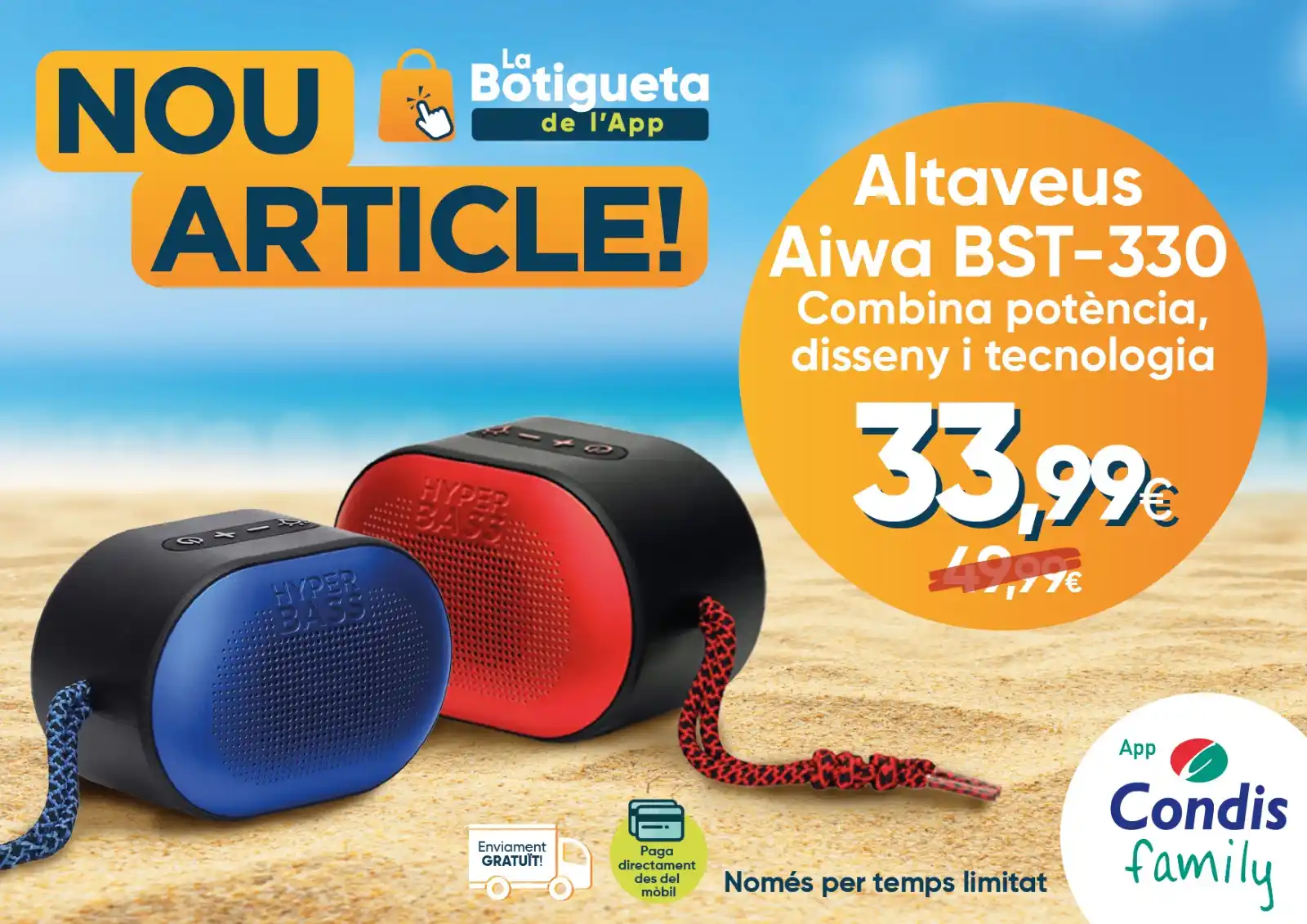 Image from Condis Supermercats: 📣 Novetat a *La Botigueta de l'App*!!! Vibra amb el so dels *Altaveu...