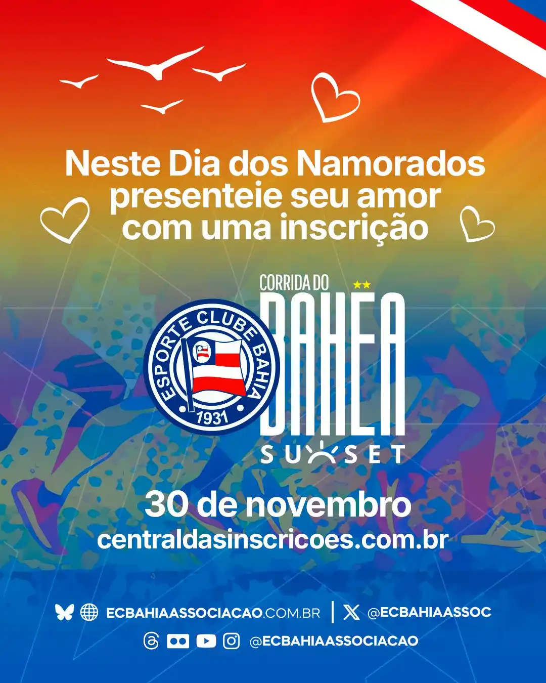 Image from Esporte Clube Bahia: 😍 Pire aí: você e seu mozão, juntinhos, curtindo o pôr do sol na 3ª C...