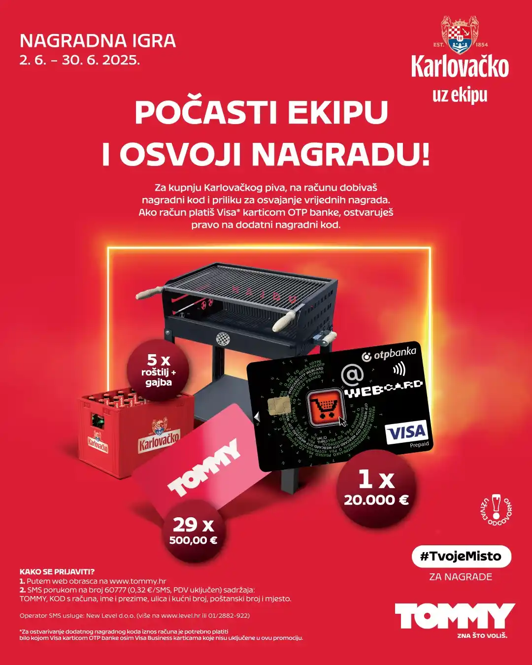 Image from Tommy: 🍻 Počasti ekipu i sudjeluj u nagradnoj igri! 🍻 Do 30. 6. 2025. za ku...