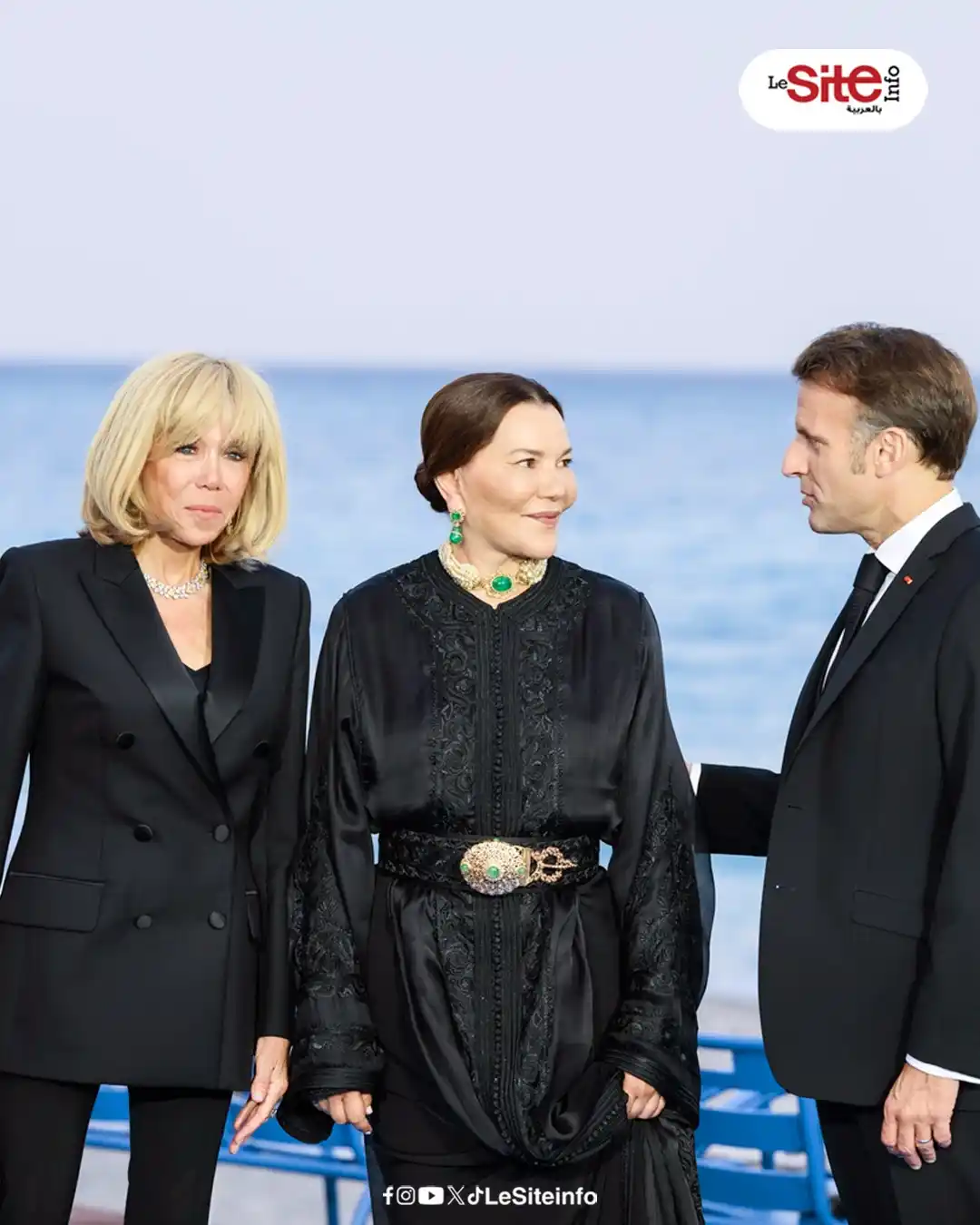 Image from LESITEINFO Arabe - لوسيت أنفو بالعربية: صاحبة السمو الملكي الأميرة للا حسناء تشارك في مأدبة عشاء رسمية بنيس أق...