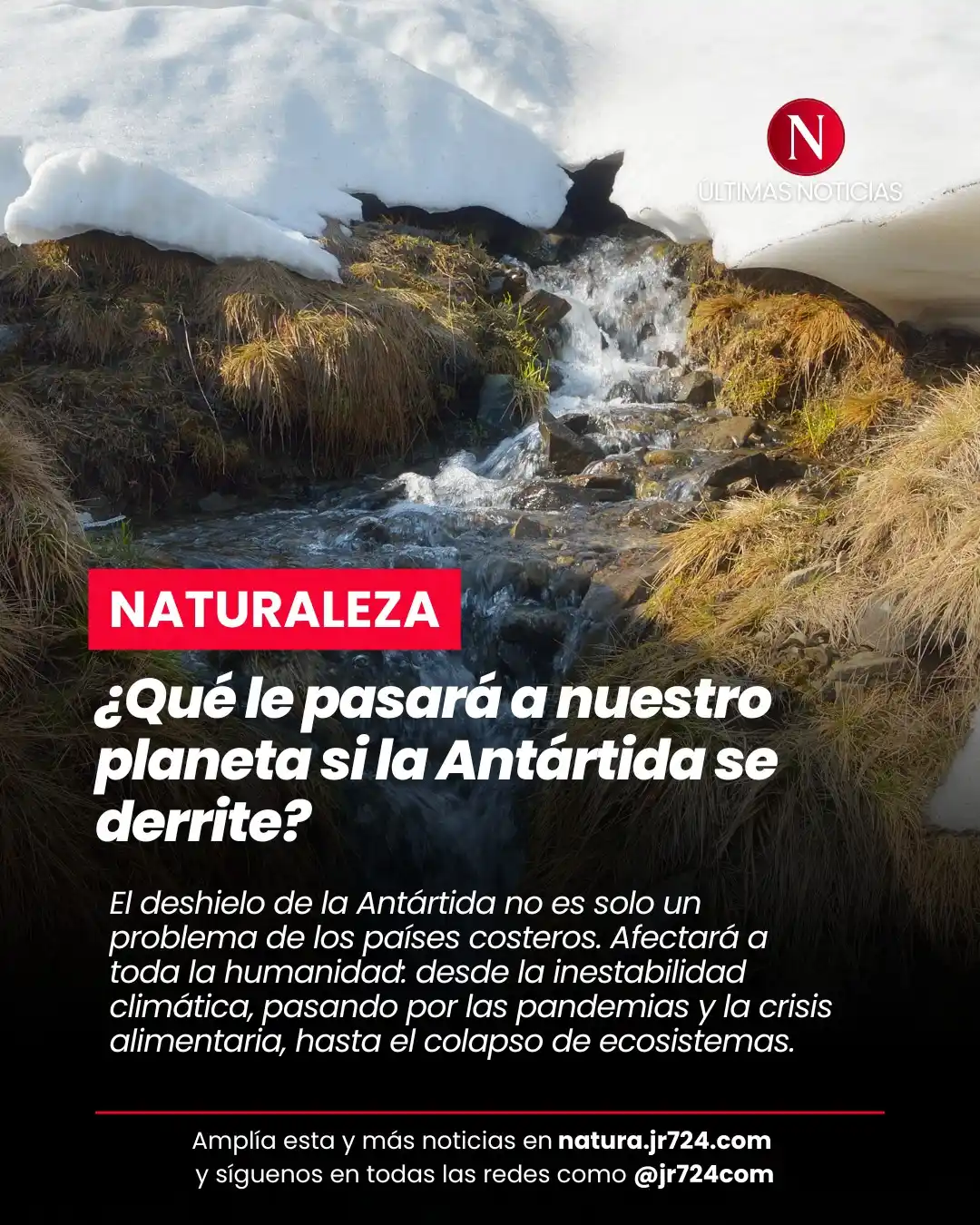 Image from Noti724 | Últimas noticias: Si la Antártida se derrite, el mar subiría 58 m, ciudades desaparecerí...