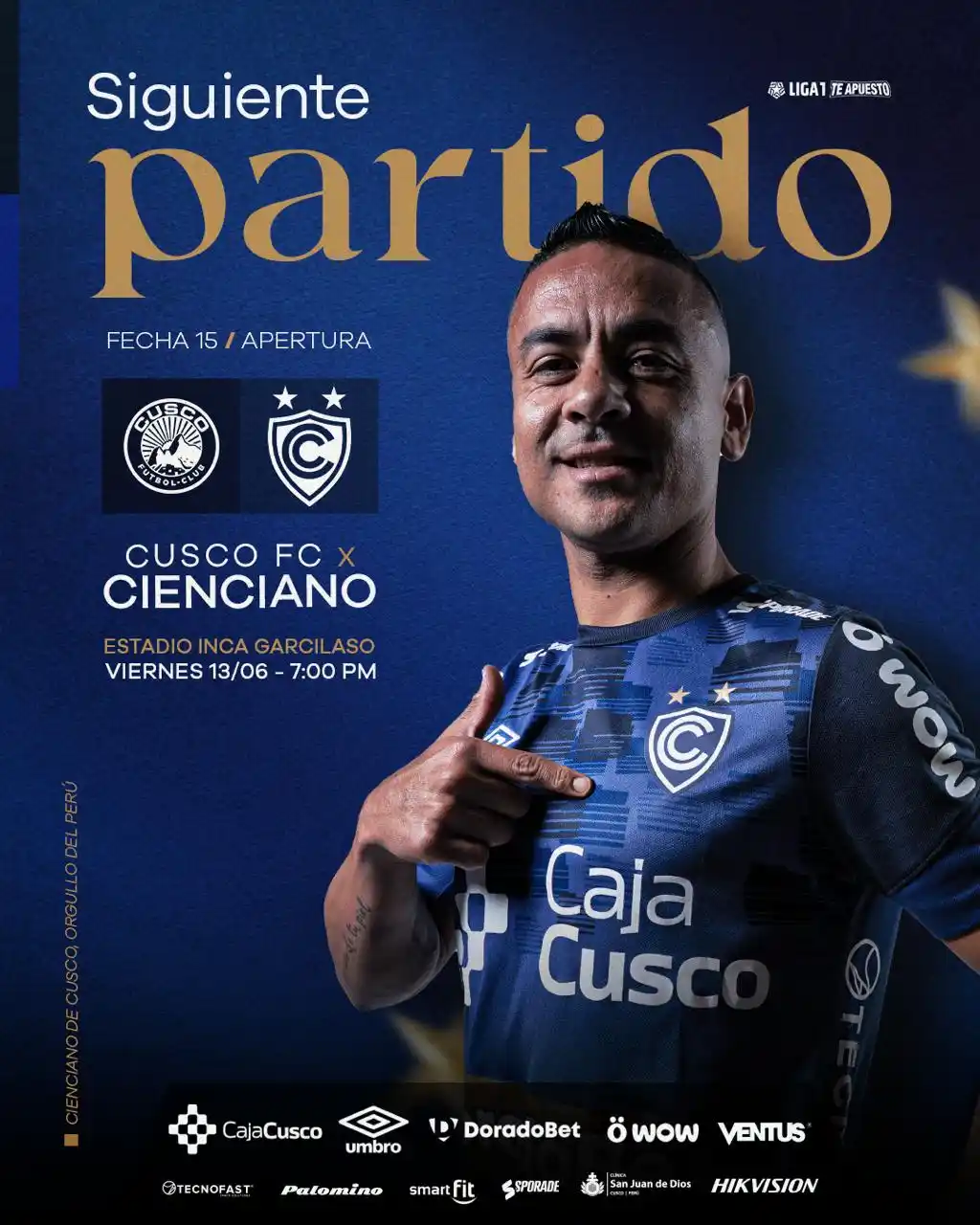 Image from Club Cienciano: ๐ฃโฝ ยก๐ฆ๐๐๐จ๐๐๐ก๐ง๐ ๐ฃ๐๐ฅ๐ง๐๐๐ข! ๐ Cusco FC ๐ Liga1 Apertur...