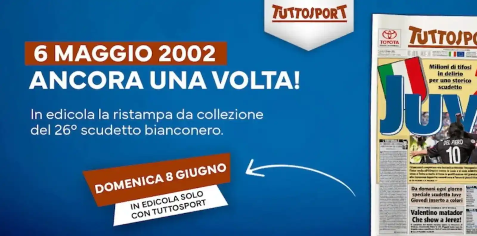 Image from Tuttosport: *Tuttosport dello Scudetto del 5 maggio è in Edicola!* _Solo per oggi...