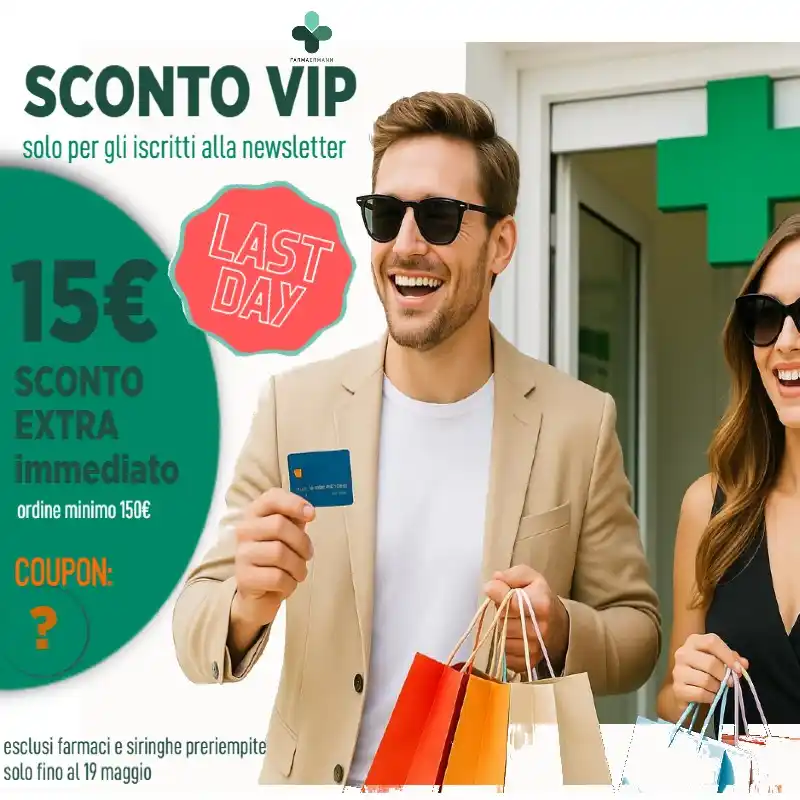 Image from FarmaErmann Farmacia Online: ULTIMO GIORNO!!! SCONTO VIP - sconto extra 15€ per ordini dai 150€ 👑 ...
