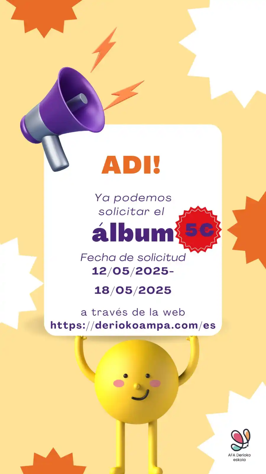 AFA Derioko Eskola post