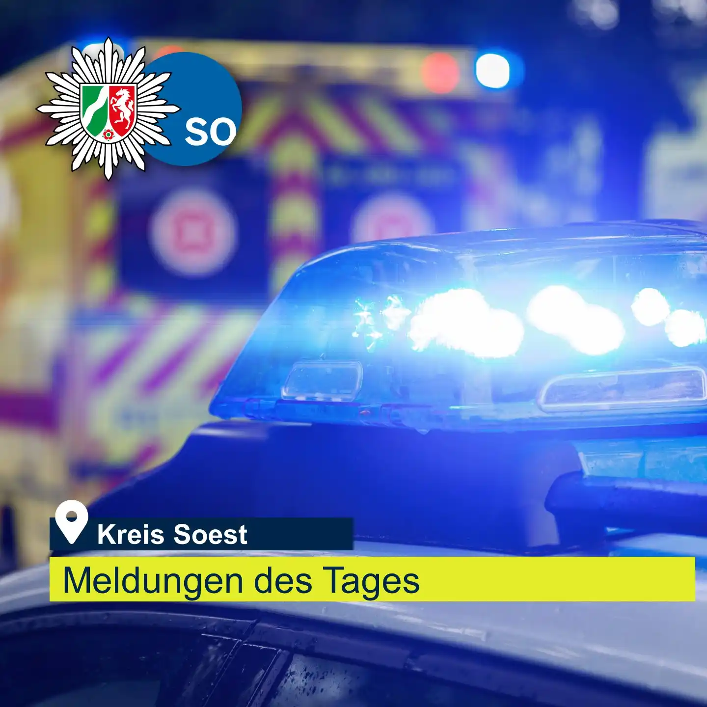 Image from Polizei NRW Kreis Soest: Unser heutiges Update in Kürze Geseke Schwere beute bei Einbruch in ...