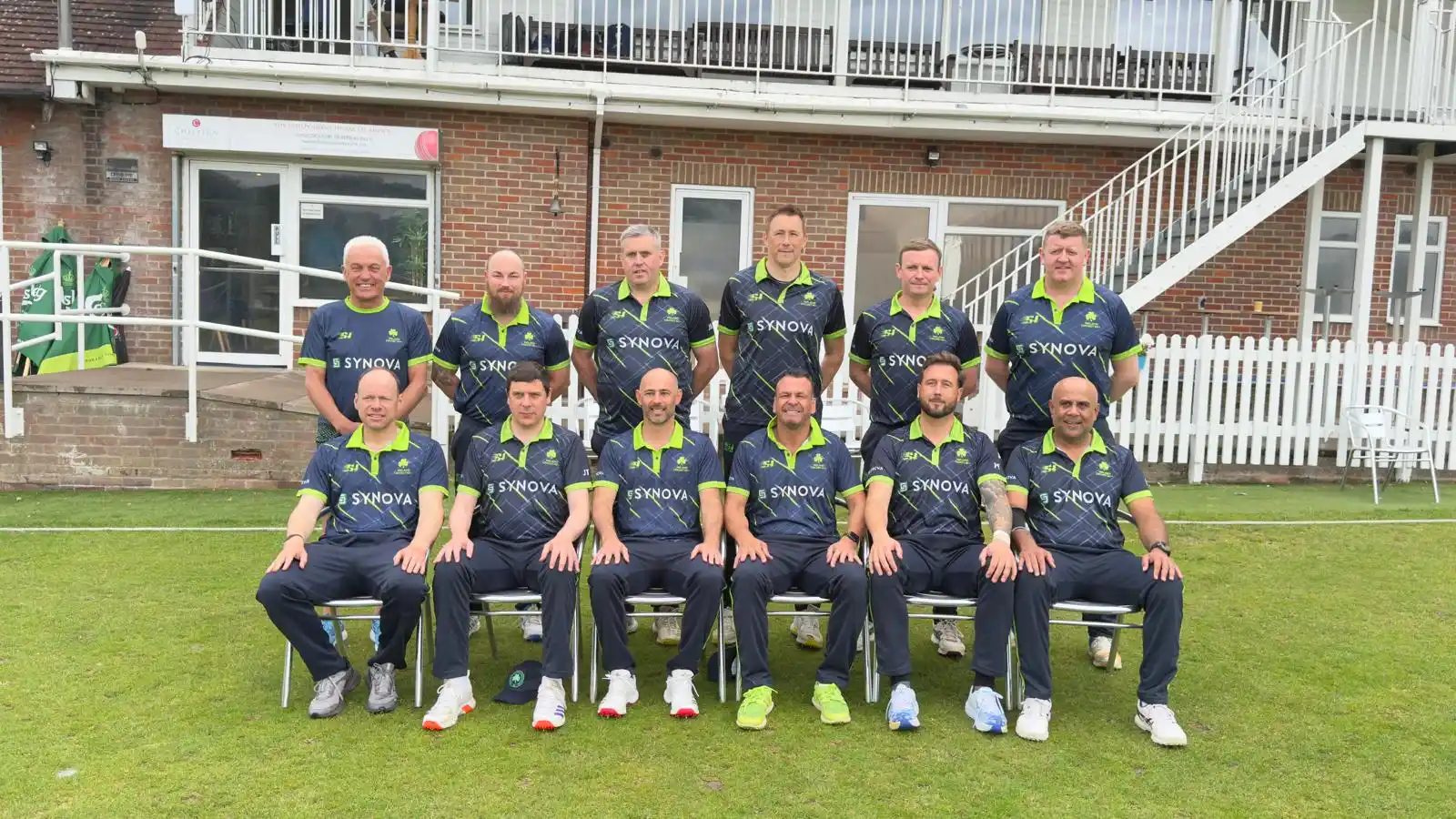 Image from Cricket Ireland ☘️🏏: Well played to the Ireland Over-40s Men yesterday against England. Whi...