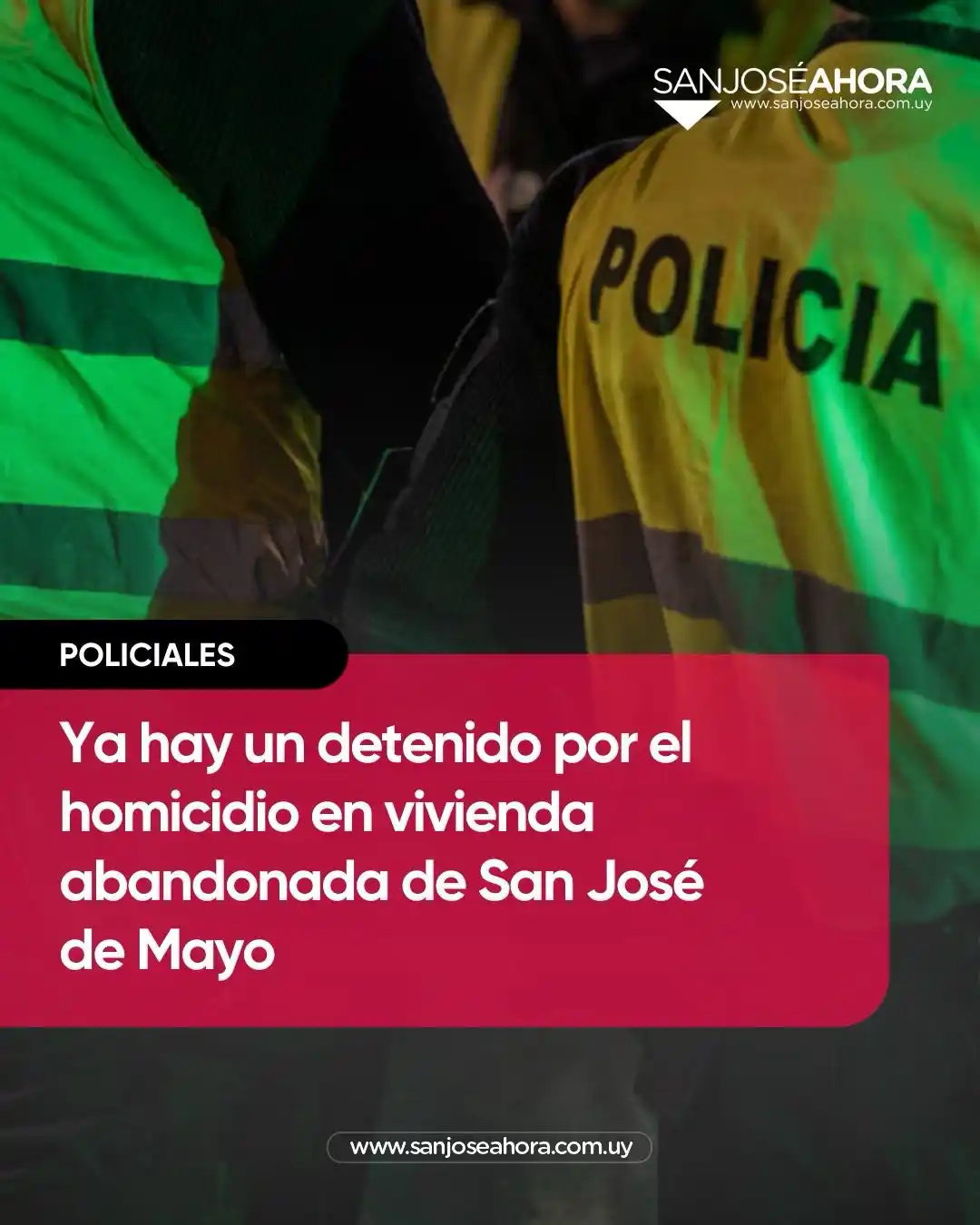 Image from San José Ahora : 🔴 Ya hay un detenido por el homicidio en vivienda abandonada de San J...