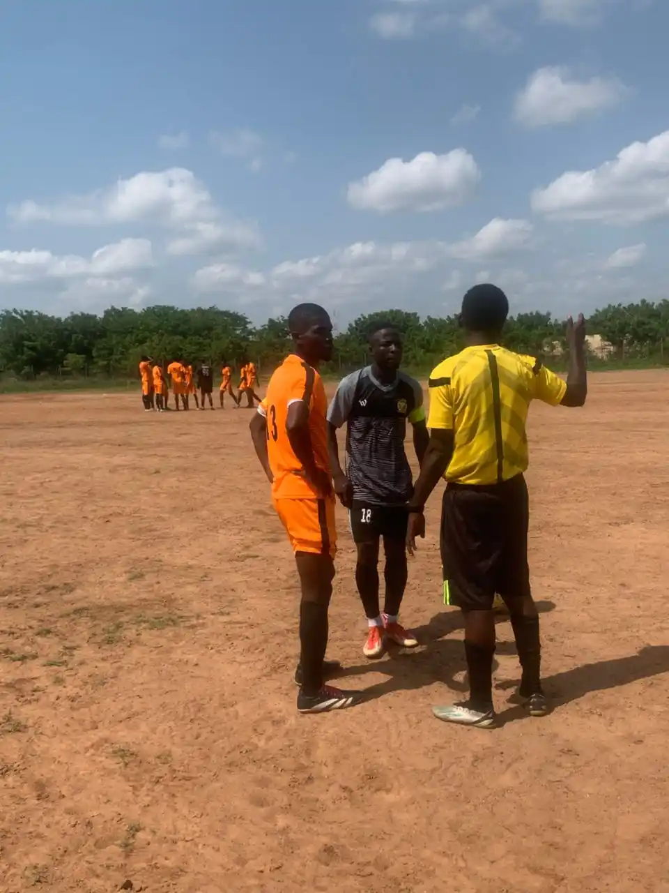 Image from Kwarapoly sports channel : 14’ Public admin scores the first goal Public Admin 1-0 Bus Admin Wh...