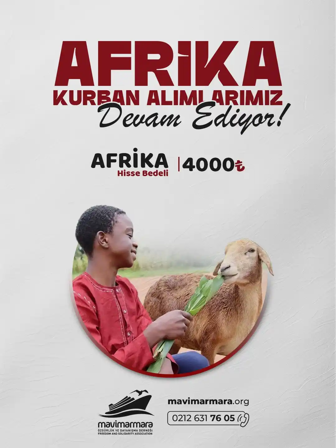 Image from Mavi Marmara Derneği: Afrika Kurban Bağışı Alımlarımız Devam Ediyor❗️ Afrika Hisse Bedeli: ...
