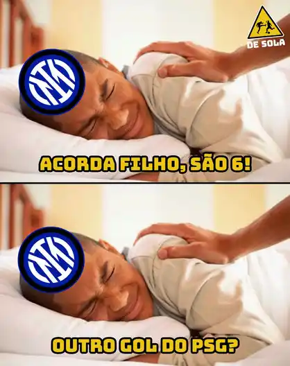 Image from UOL | Messi, Cristiano Ronaldo, Mbappé e cia: *Bom dia, pessoal! Domingou* 😂...