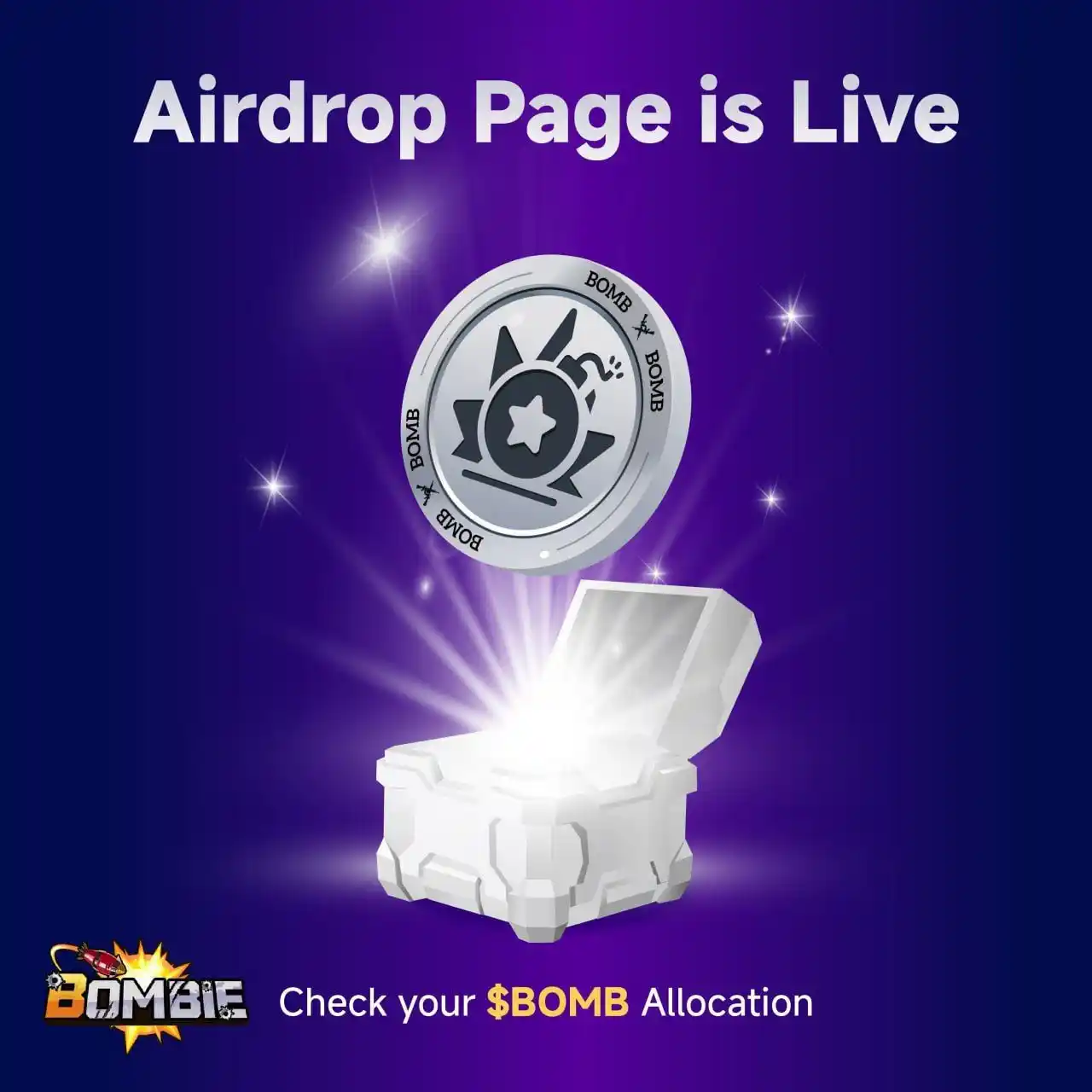 Image from Web3 Alphas 🤴 : Check $BOMB Allocation Bombie Listing: 17th June 2025 CEX withdraw st...