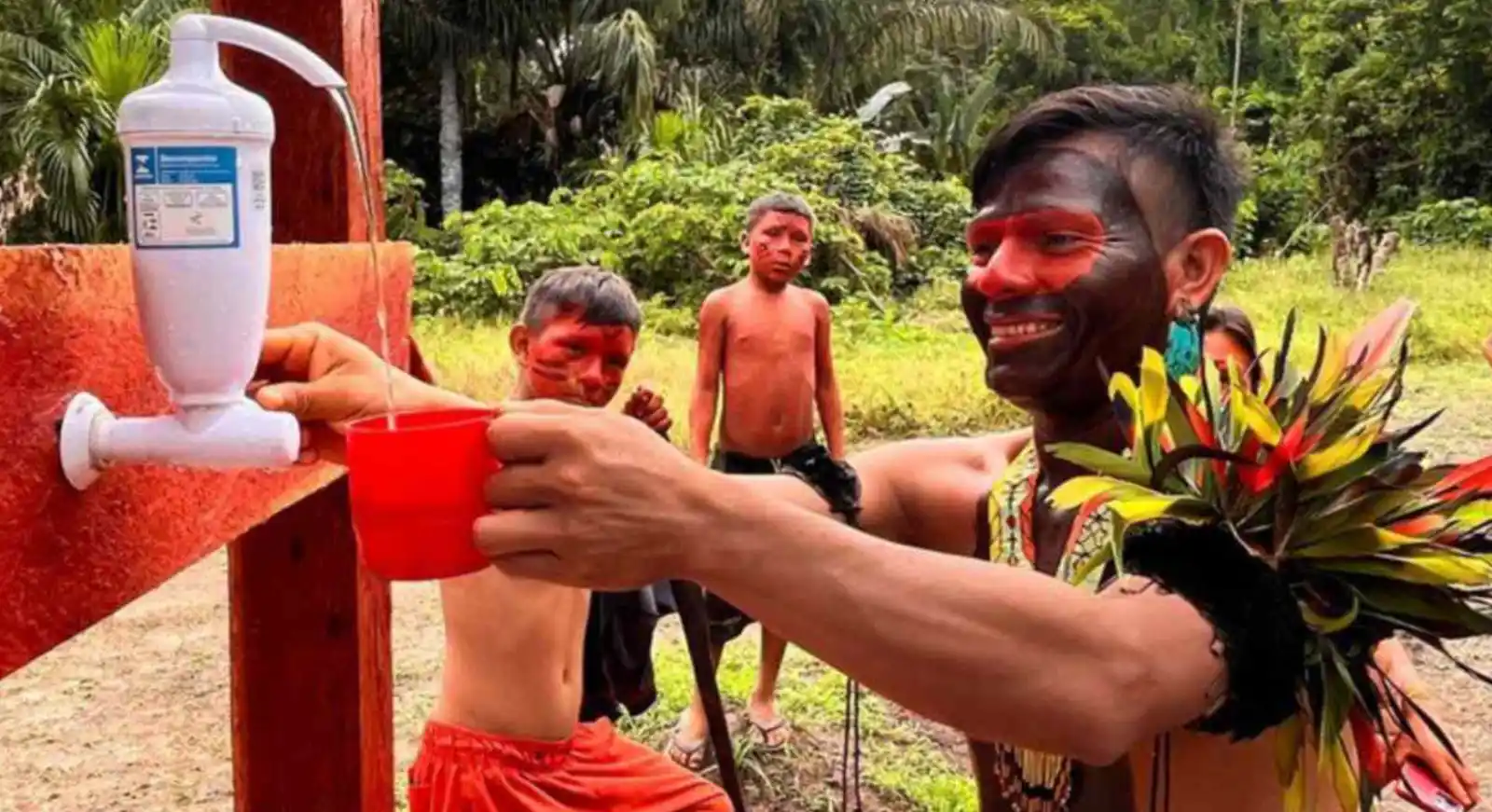 Image from Boas Notícias e Conteúdo Positivo – Boa Notícia Brasil: *Comunidades Yanomami ganham acesso à água potável com programa Cister...