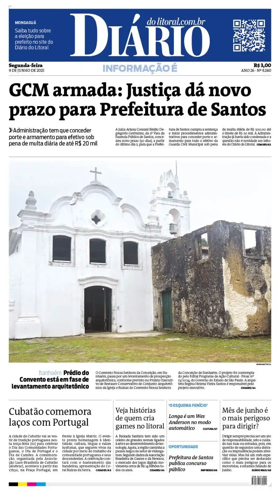 Image from Jornal Diário Do Litoral Diário do Litoral | Notícias do Litoral de SP, do Brasil e do mundo: *Confira os destaques de hoje 🗞* Leia edição digital na integra http...