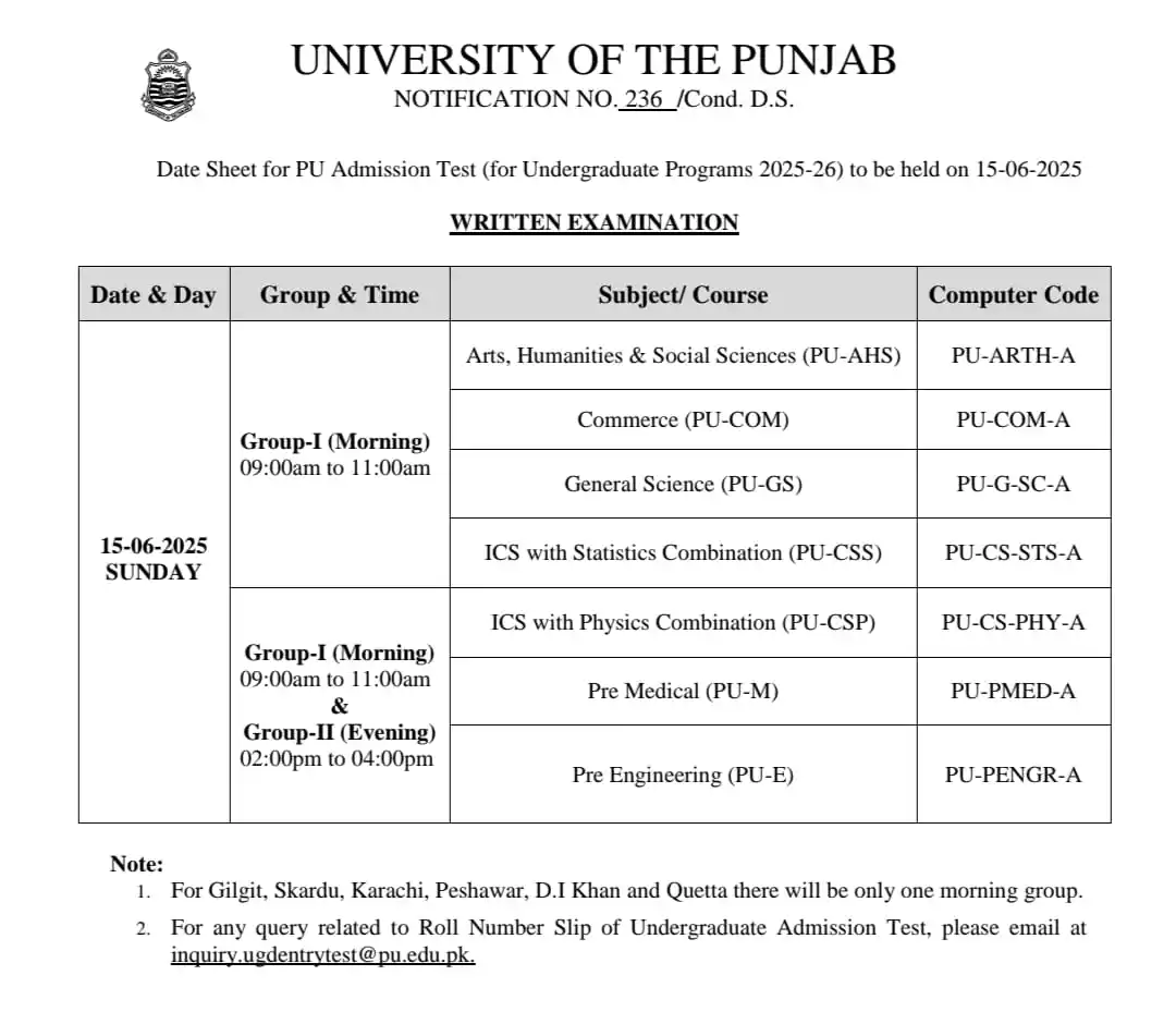 (IAS) Institute Of Administrative Sciences, University Of the Punjab, Lahore. post
