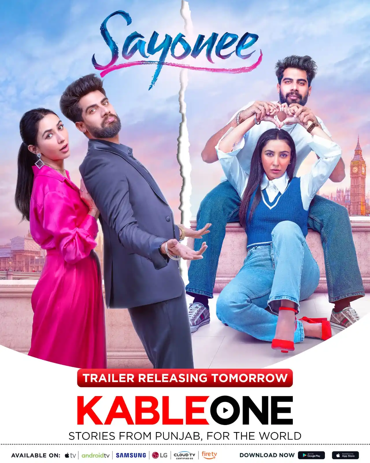 Image from Kableone: Dropping Sayonee Trailer Tomorrow🎬❤️ Film Streaming on Kableone f...