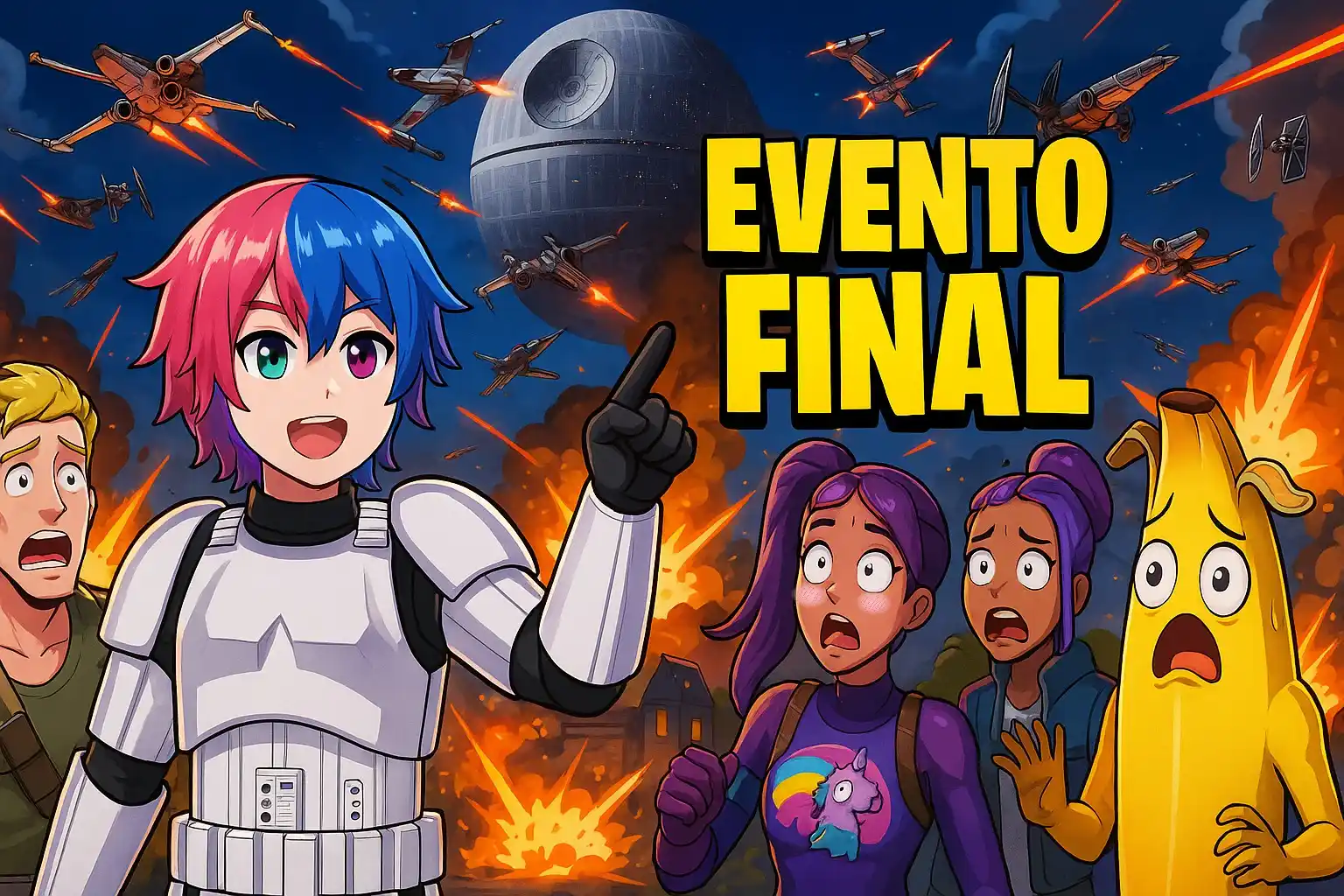 Image from 🔥 EL TAKYTO WASAP 🔥: 🚀✨ EVENTO BATALLA GALACTICA ✨🚀 ► REACCIONANDO al EVENTO FINAL de la...