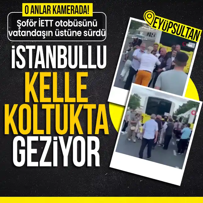 Image from Takvim: Eyüpsultan'da bir İETT şoförü otobüsü yolcuların üzerine sürdü  https:...