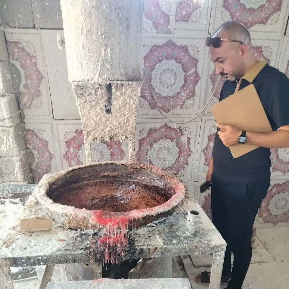 Image from احمد الذواق: فضيحة صحية في ديالى.. ضبط معمل سري لصناعة الحلقوم في ظروف ملوثة...