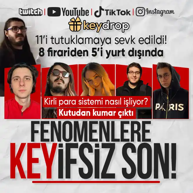 Image from Takvim: FENOMENLERE "KEY"İFSİZ SON! 📌Kirli para sistemi nasıl işliyor? Kutud...